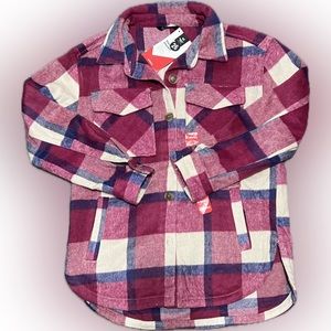Member’s Mark Women’s Plaid Shacket New With Tags